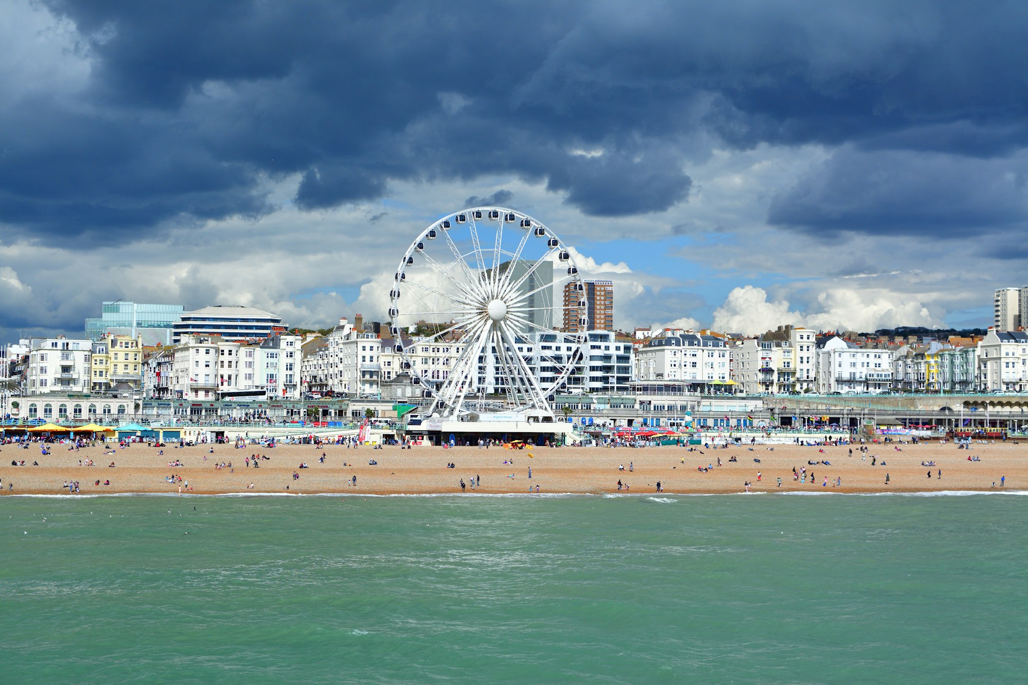 Beautiful shot of Brighton UK