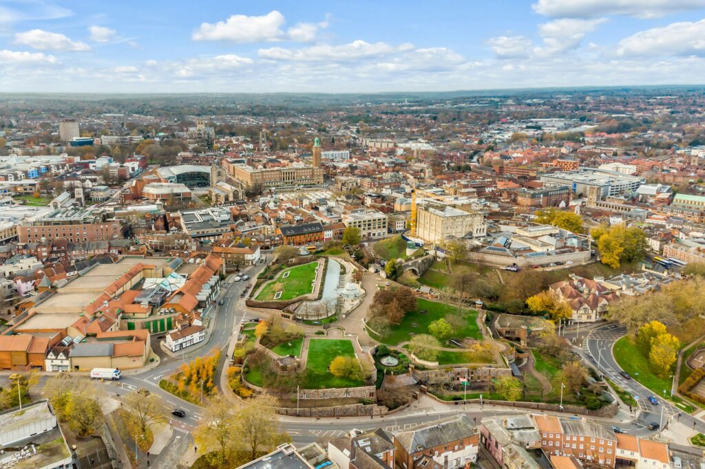 Mesmerizing view of the cityscape of Norwich, England